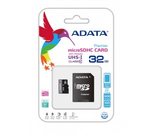 MICRO SDHC ADATA 64GB clase 10 SPEED 80MB/s