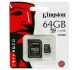 MICRO SD KINGSTON 64 GB CLASE 10 HC I